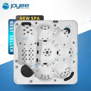 JOYEE-bañera de hidromasaje para 4, 5 y 6 personas, para exteriores, función jakuzi, masaje Apolo, vacaciones familiares