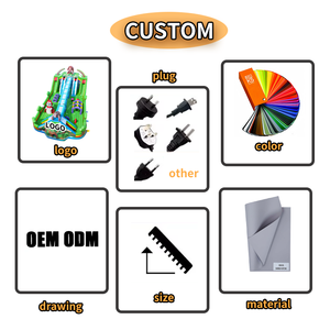 Château gonflable d'extérieur QIYI pour enfants - Matériel PVC, installation facile, grand parc d'attractions - Product Image 6