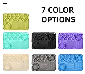 Moderno Eco-Friendly 2-em-1 Automático Ajustável Alimentador Lento Não-Skid Pet Mat Water <span class=keywords><strong>Bowl</strong></span> Reduzindo a ansiedade para cães Gatos Filhotes - Product Image 2