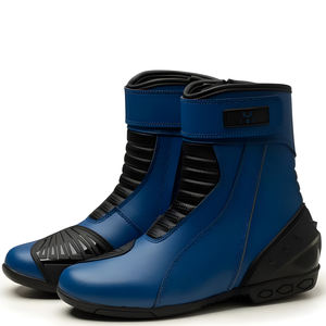 Zapatos de Motocicleta de Cuero Transpirables e Impermeables, Zapatos de Moto de Cuero Personalizados para Verano en Venta - Product Image 2