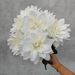 PT-CH009 nuovo stile artificiale fiore di dalia vero tocco fiore di colore primaverile per <span class=keywords><strong>la</strong></span> decorazione interna ed esterna di nozze - Product Image 5