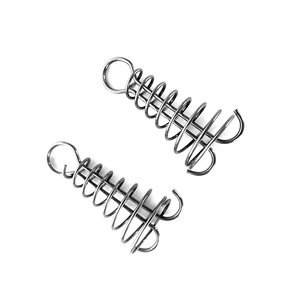 Resorte de tensión de tienda de acero inoxidable estilo bobina Clavijas fijas para acampar al aire libre para uso industrial - Product Image 3