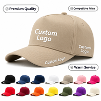 Casquette de baseball 5 panneaux personnalisée OEM de haute qualité, broderie 3D, logo, chapeau de golf réglable, chapeau de sport d'extérieur unisexe courant