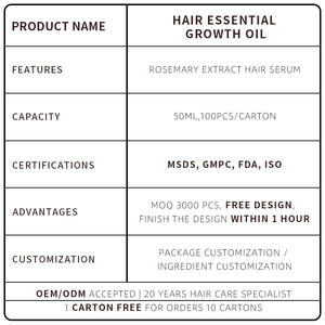 Alecrim Extrato Mágico Cabelo Crescimento Loção Alta Qualidade Private Label Hair Care Products Óleo Essencial 50ml para Preços por Atacado - Product Image 6