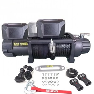Cabrestante Eléctrico <span class=keywords><strong>de</strong></span> Recuperación 12V/24V 12000lb/13500lbs <span class=keywords><strong>de</strong></span> Alta Resistencia <span class=keywords><strong>4x4</strong></span> con <span class=keywords><strong>Control</strong></span> <span class=keywords><strong>Remoto</strong></span> para Uso <span class=keywords><strong>en</strong></span> Rescate <span class=keywords><strong>de</strong></span> Embarcaciones y Grúas - Product Image 3