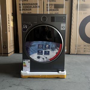 Lave-linge automatique à économie d'énergie avec sécheuse, tambour métallique, chargement frontal, commande tactile par bouton - Product Image 4