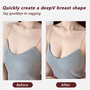 Tái Sử Dụng Xoài Hình Dạng Dính Áo Ngực <span class=keywords><strong>Strapless</strong></span> Backless Push up Dính Silicone Áo Ngực Cho Phụ Nữ Váy Cưới Vô Hình Liền Mạch Áo Ngực - Product Image 2