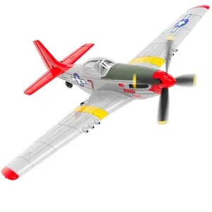 VOLANTEX P51D Mustang 76105 avcı RC uçak modeli Gyro radyo RTF uzaktan kumanda RC uçak uçak oyuncaklar 2.4G 4 kanal 6-axis