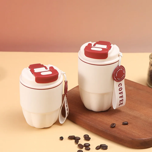 Taza de Café Portátil de Acero Inoxidable, Mini Termo Simple de 260 ml, Taza Doble para Bebidas, para Auto - Product Image 3
