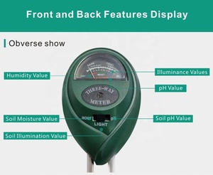 <span class=keywords><strong>PH</strong></span>-mètre multifonctionnel Testeur de sol numérique 3-en-1 pour le jardin, la pelouse, la ferme et les plantes. - Product Image 5