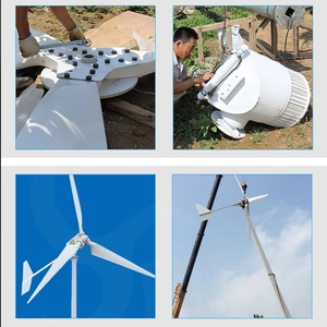 Generador Eólico Horizontal de Imán de Corriente Alterna Trifásico JINSUN de 10KW, 120V/220V/240V/380V/480V, Diámetro del Rotor de 5800mm - Product Image 6