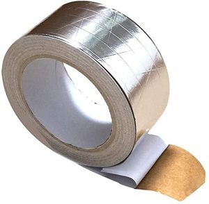 <span class=keywords><strong>Nastro</strong></span> Adesivo in <span class=keywords><strong>Alluminio</strong></span> FSK a 3 Vie Rinforzato Impermeabile Ignifugo Argentato per HVAC - Product Image 4