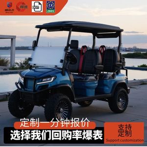 Voiturette de golf électrique 48V 72V 4 roues motrices 2-8 places pour sites touristiques et commerce extérieur - Product Image 3
