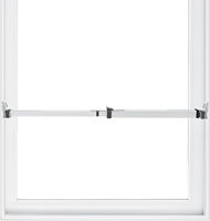 Barra de Seguridad Ajustable para Puerta Corredera de Aluminio Blanca Moderna, Antirrobo, a Prueba de Niños, con Garantía de 3 Años, Tornillos para Puertas y Ventanas
