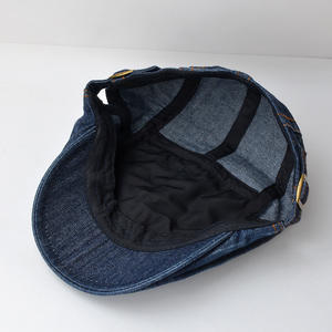 Vente en gros Personnalisé Hommes et Femmes Extérieur Décontracté Mode Denim Ivy <span class=keywords><strong>Chapeaux</strong></span> Béret Chapeau Journal Garçon Chapeau - Product Image 4