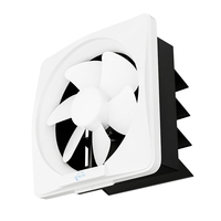 Ventilateur mural électrique 10i à forte aspiration, style fenêtre, en plastique, silencieux, 3 vitesses, classe énergétique A+++, pour un refroidissement optimal