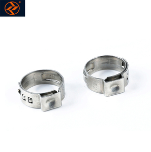 304 thép không gỉ dày cinch kẹp tai vô <span class=keywords><strong>c</strong></span>ấp uốn vòng trung tính đóng gói kết nối số liệu đánh bóng bề mặt Chiều rộng 7mm - Product Image 3