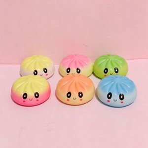 Dumpling Wooden TPE Anti-Stress <b>Ball</b> Sensory Fidget Toy <b>Squeeze</b> Squishy Dumpling Bun Stress Relief Toys Slow Rebound YiSi Brand - Product Image 2