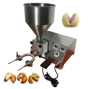 Máquina de inyección de crema de inyección de oblea de pastel de pan máquina de llenado de tarros de mermelada