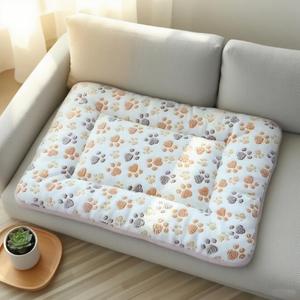 Luxury Orthopedic PP Cotton Cat & Dog Bed with Coral Fleece and PP Cotton Fill Removable Washable Cover Eco-Friendly Design - Product Image 2