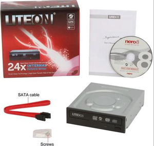 Grabadora de <span class=keywords><strong>CD</strong></span>/DVD LITE-ON 24X DVD+R 8X DVD+RW 24X DVD-R 6X DVD-RW 16X DVD-ROM 48X <span class=keywords><strong>CD</strong></span>-R 32X <span class=keywords><strong>CD</strong></span>-RW SATA IHAS324-08 Negra - Product Image 5