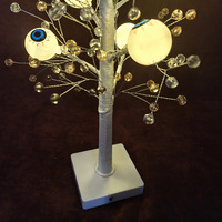 25 LED Schreibtisch Bonsai Tree Light 50cm Höhe mit 8 verschiedenen Funktionen Künstlicher Raumst änder Fairy Eyeball LED Light Tree
