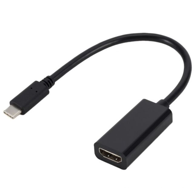 USB C to HDTV Type C for Adapter-Aluminum Alloy 4K (60Hz) Compatible Multi-Display Mirroring Short Circuit Protection