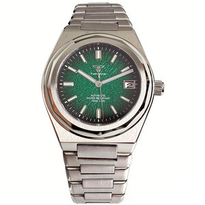 <span class=keywords><strong>Montre</strong></span> automatique Tandorio 10 ATM pour homme, mouvement japonais NH35A, cadran <span class=keywords><strong>noir</strong></span> motif tasse à thé, date, verre saphir, <span class=keywords><strong>montre</strong></span> de luxe, <span class=keywords><strong>bracelet</strong></span> en <span class=keywords><strong>acier</strong></span> inoxydable - Product Image 2