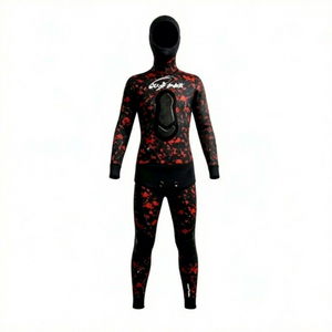 OMZYJ Nuova Versione Coreana CR, Muta Subacquea da 5mm in Neoprene con Stampa Digitale per Donna, Ideale per Pesca Subacquea - Product Image 4