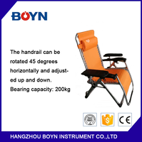 Fauteuil médical pliable et réglable EM-BC069 pour hôpital, design simple, portable, pour clinique et donneurs de sang