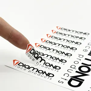 Logo del marchio adesivo in vinile personalizzato colore autoadesivo Set fogli adesivi