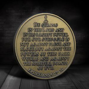 Insigne commémoratif du tireur d'élite américain Médaille de bronze vert Pièce de défi Plaqué or Métal sculpté Rond UV Imprimé - Product Image 3