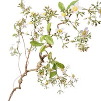 Bunga Buatan Pohon Palsu Bahan Floral Pohon Crabapple Rontok Daunnya Dekorasi Pernikahan Hotel Pajangan Jendela Langit-langit Buatan