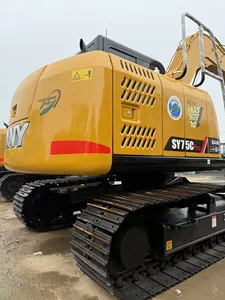 Potente Excavadora Hidráulica de Marca Reconocida SY75C SY60 SY125 SY215, 43kW de Potencia, Capacidad de Cucharón de 0.28m, Máquina de Orugas Duradera - Product Image 2