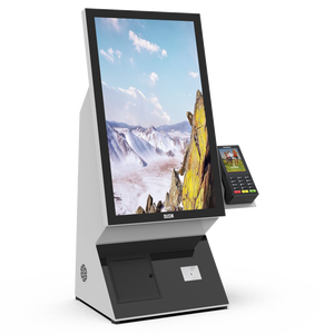21.5 inch màn hình cảm ứng hệ thống POS cho thức ăn nhanh nhà hàng tự phục vụ đặt hàng kiosk với thanh toán nhanh tự trả tiền máy - Product Image 1