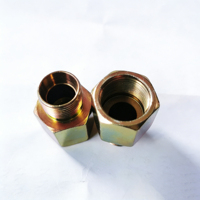 Adaptateur de camion en fer galvanisé, raccord hexagonal de précision pour les conduites d'échappement, de refroidissement et de direction assistée des camions lourds