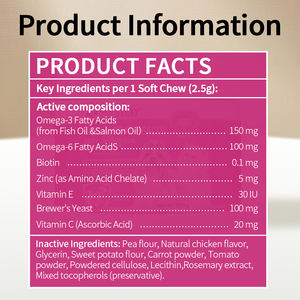 Suplementos Masticables Suaves para <span class=keywords><strong>Perros</strong></span> y Gatos, Alivio de Alergias y Picazón en la Piel y el Pelaje, Gran Venta - Product Image 5