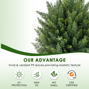 PZD-1-262 Khu Vườn thẳng đứng giả cây bách cây với mặt đất tăng đột biến bụi cây bụi nhân tạo cho ngoài trời trong nhà trang trí - Product Image 4