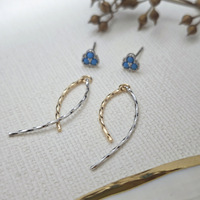 Boucles d'oreilles pendantes longues torsadées bicolores en argent sterling 925 pour femme, élégantes pour le quotidien, avec turquoise, bijou cadeau