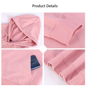 Venta al por mayor Premium 100% Algodón Poliéster Sudaderas Moda Imprimir Logo Grupo Actividad Ropa Manga Larga Cordón Primavera - Product Image 3