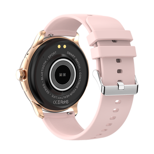 Montre connectée OEM 1,43 pouces écran rond, santé corporelle, rose, Tb 5.3, montre connectée pour femmes et hommes, montre de sport, Reloj Inteligente - Product Image 3