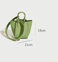 Vente en gros de sacs fourre-tout en cuir véritable de qualité supérieure sacs besace à bandoulière tendance pour femmes sac seau décontracté de grande capacité