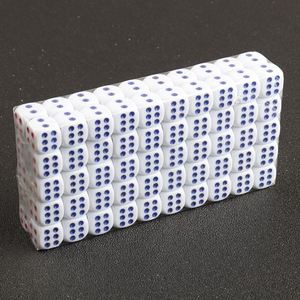 Wholesale Custom 13.5mm Six-sided Black-dot Plastic Casino <b>Dice</b> for Mahjong and Board Games - Product Image 2