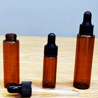 Flacon compte-gouttes de luxe en verre, 5ml, 10ml, 15ml, pour parfum, huile essentielle, vente en gros