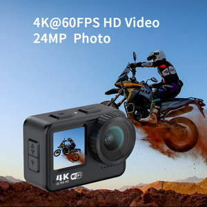 กล้องแอคชั่น 5K WiFi กันน้ำ พร้อมระบบตัดเสียงรบกวน ความละเอียด 30 ล้านพิกเซล บันทึกภาพกีฬา ซูมออปติคอล 10 เท่า สำหรับใช้กับจักรยาน กล้องแอคชั่น HD <span class=keywords><strong>4K</strong></span> - Product Image 2