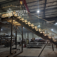 Fabricant direct d'usine, conception, production, emballage et livraison sur mesure, escalier personnalisé