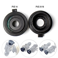 Performa Penglihatan Malam Inframerah yang Dioptimalkan Sensor CMOS dengan Apertur yang Dapat Disesuaikan Penutup Lensa NVG untuk PVS14/PVS31/18 Buatan China
