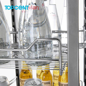 TOPCENT キッチンキャビネット収納 6/5/4/2段 ソフトクローズ スライド式トールユニット 引き出し式パントリー収納バスケット - Product Image 3