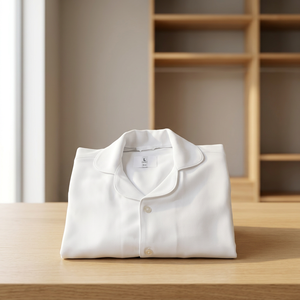 Pijamas de Mujer para Estar en Casa, 100% Algodón, Tejido de Rizo, Transpirable, Suave, Cintura Elástica, Largo hasta la Rodilla, Manga Corta, Cuello en V, Tallas Grandes, Casual - Product Image 1