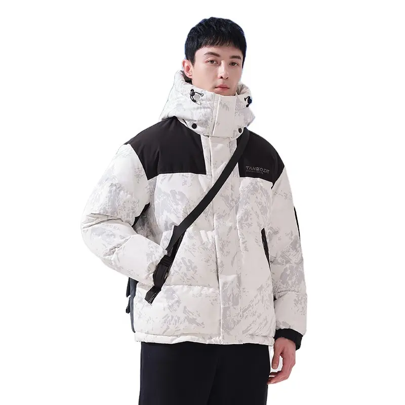 New Style Mens Winter Bubble Coats Down Padded Custom Logo Men Puffer Jacket